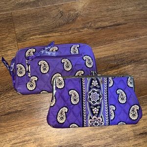 Matching purple paisley Vera Bradley wallets. Comment if you only want one.